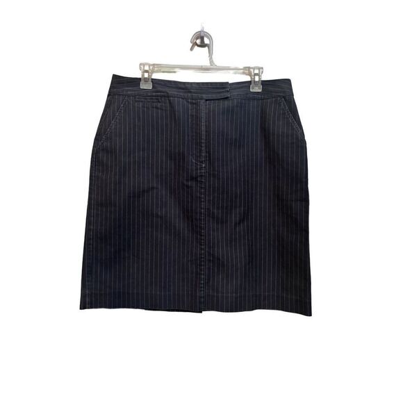 Talbots pin stripped skirt  stretch size 14 - Picture 1 of 10
